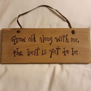 NWT Collins brand quote wall art